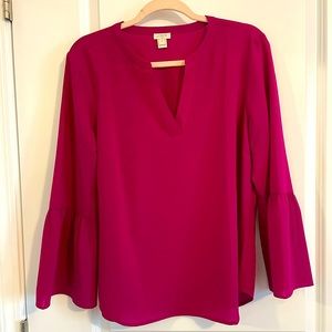 Bright Magenta Blouse